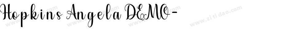 Hopkins Angela DEMO字体转换